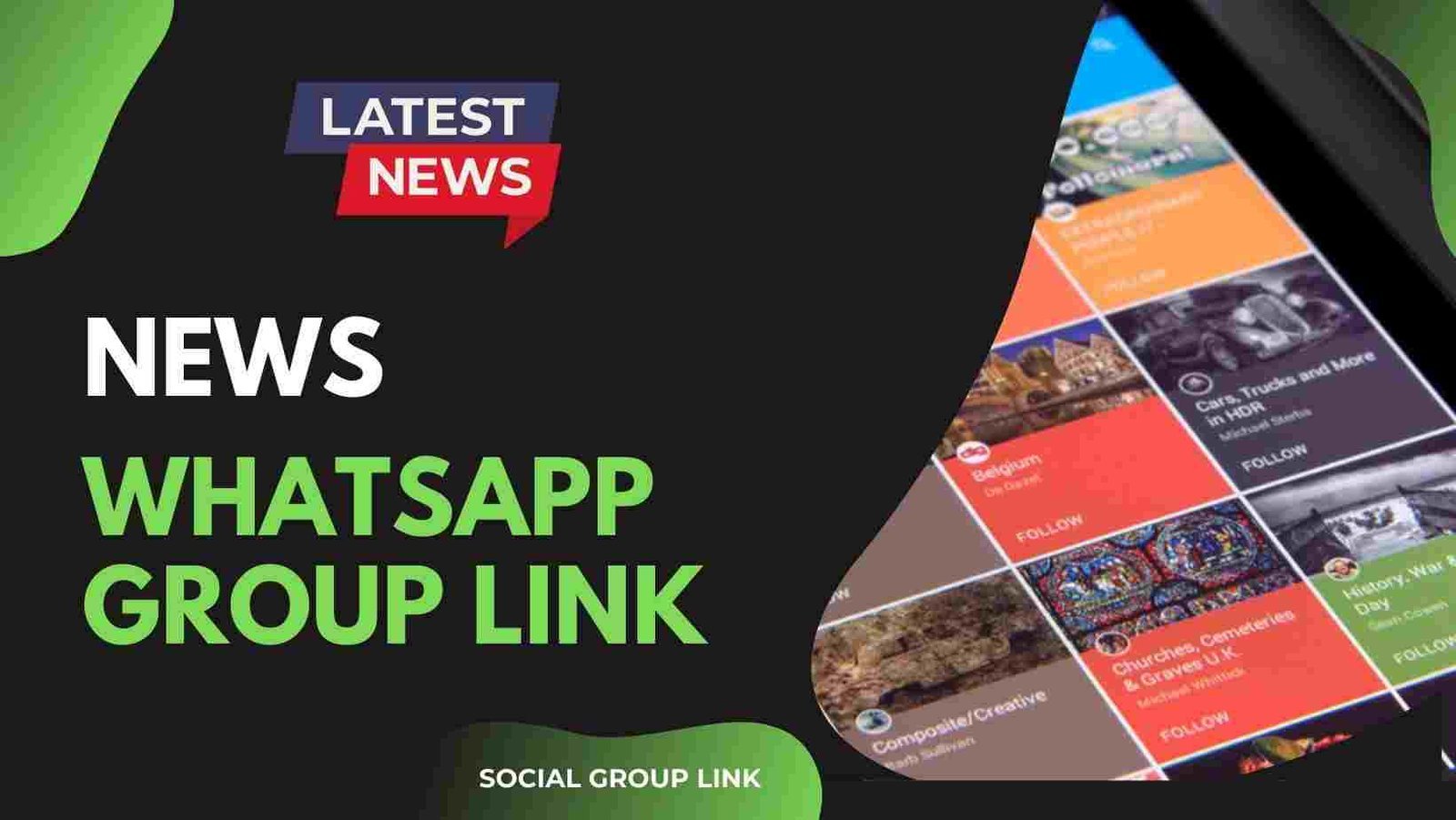 News WhatsApp group links 2024 | Join active groups